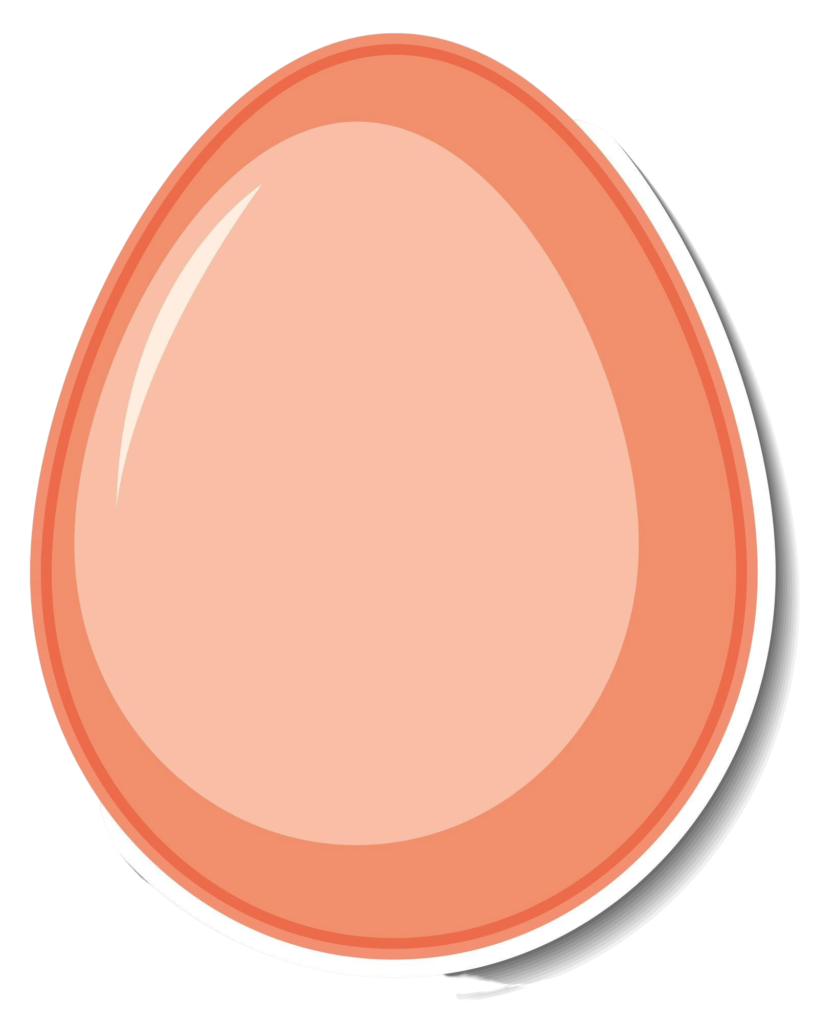 egg-sticker-white-background