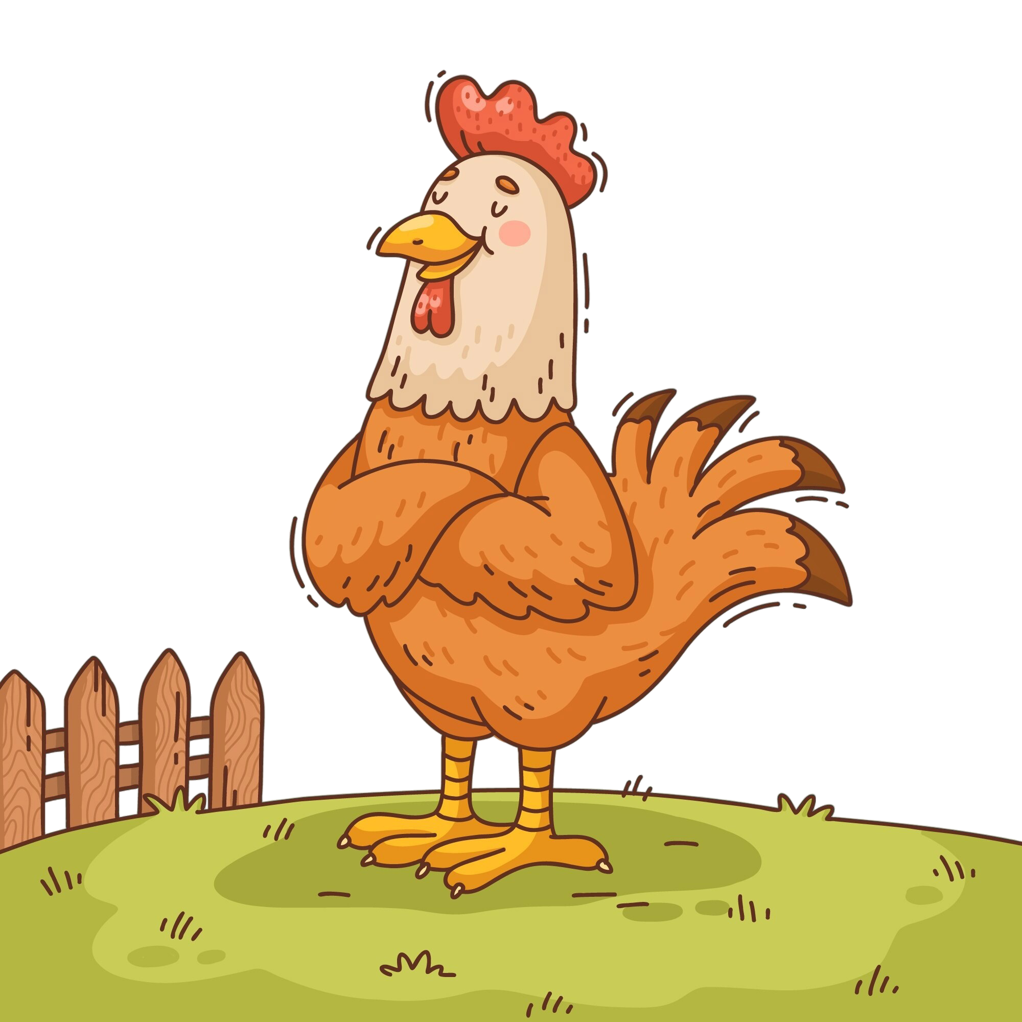 hand-drawn-chicken-cartoon-illustration